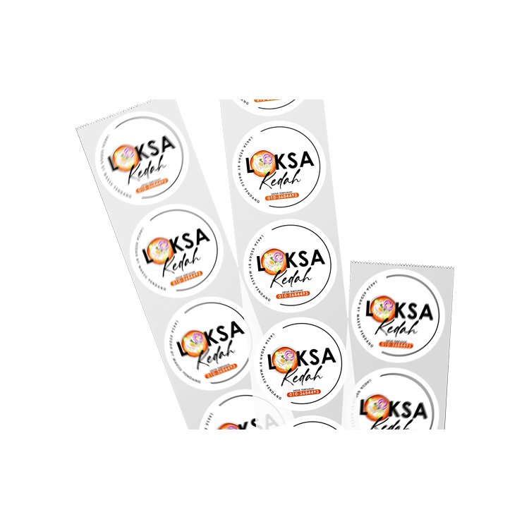Fancy Anime OEM Cartoon Packaging Sticker Label For Decoration