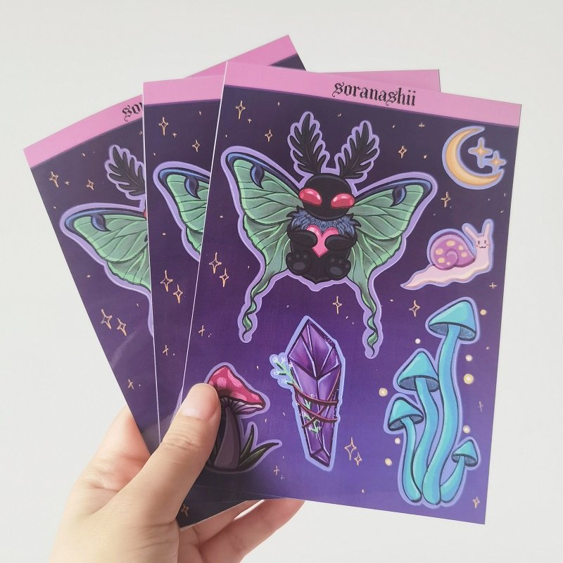 Waterproof Vinyl Stickers No Minimum Die Cut Logo Stickers Custom Cartoon Stickers With Glitter