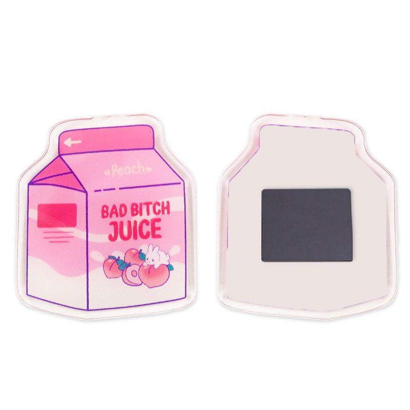 Customized die cut clear acrylic fridge magnets custom logo refrigerator magnet manufacturer