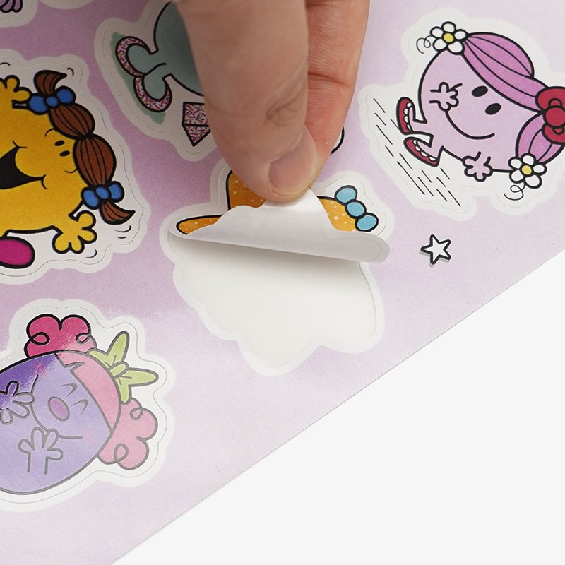 Adhesive Labels Cute Cartoon Animals Sticker Vinyl Custom Wholesale Printing for Kids Teacher Stickers