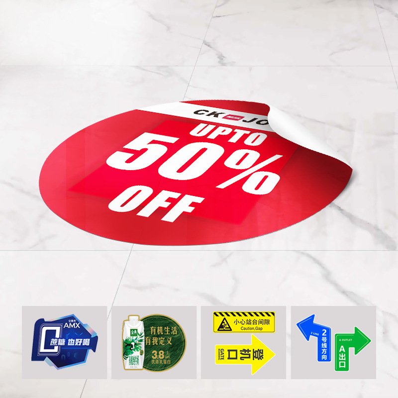 Custom Sticker Vinyl Die Cut Stickers Printing Adhesive Waterproof Company Cartoon PVC Logo Transparent Stickers