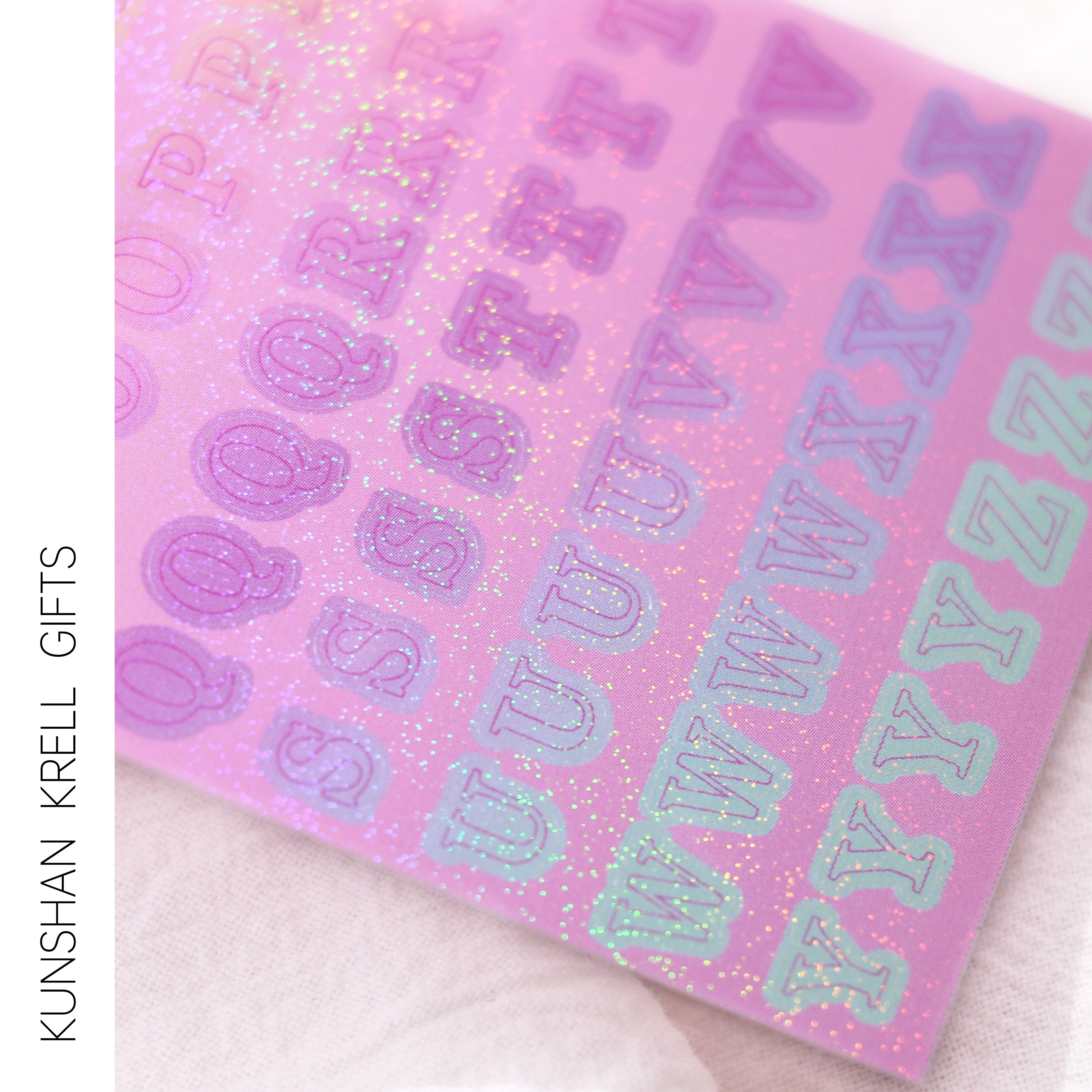 Custom Cute Cartoon Sticker Custom Crystal Company Logo Stickers Wholesale Custom Decorative Clear Stickers