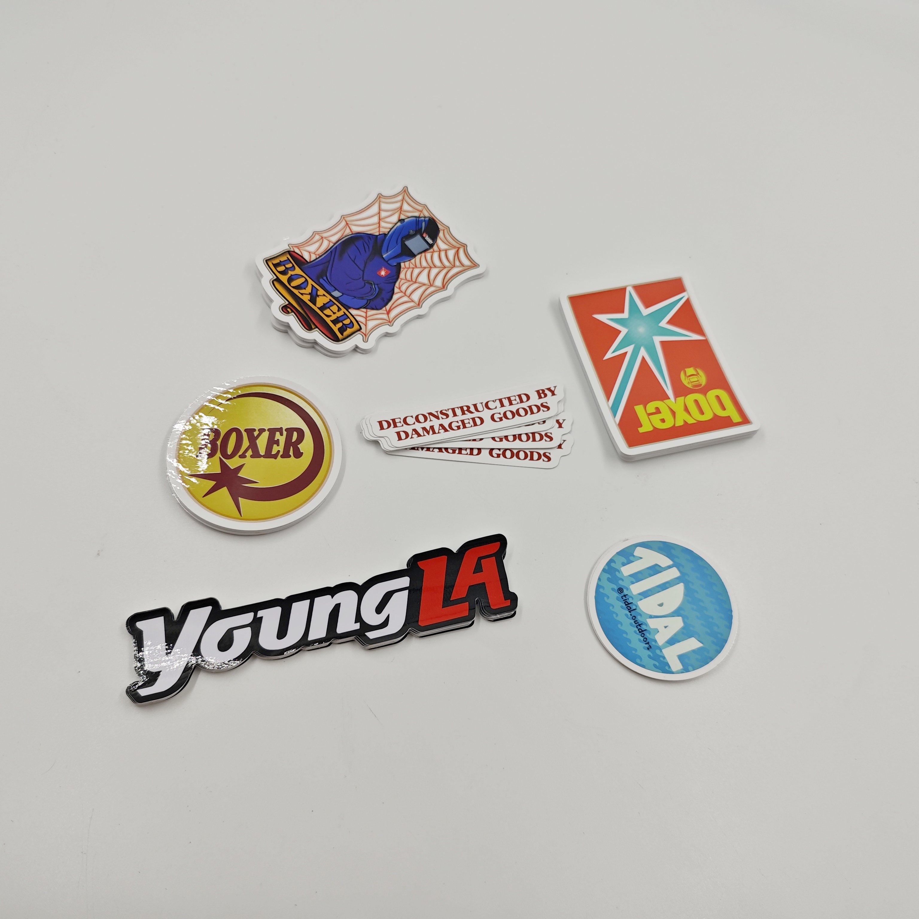 Custom Die Cut Sticker with Gloss Vinyl Holographic Finish Free Proofing Waterproof Printing Logo Custom Cartoon Style