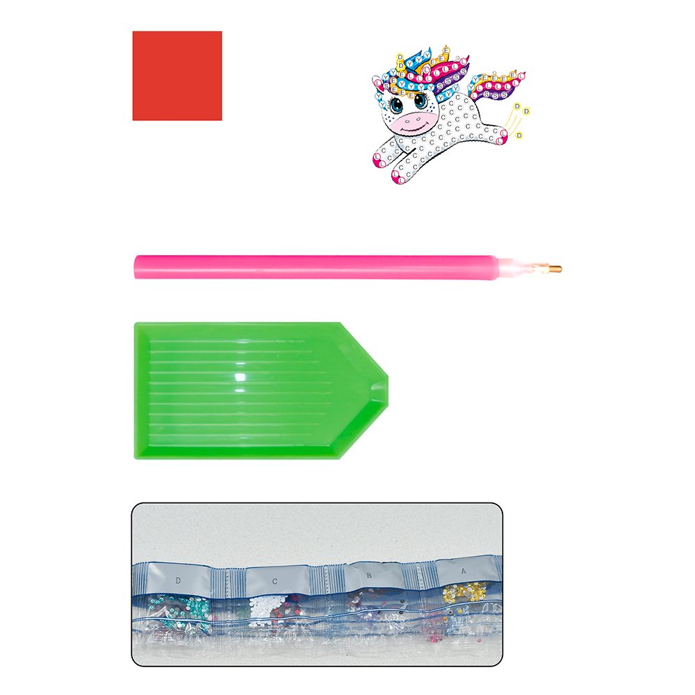 Children's Diamond Painting Sticker Set Diy Art Unicorn Diamond Painting Digital Stickers Children's Toy Gifts