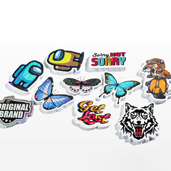 Wholesale Printing Custom Logo UV Resist Matte PVC Die Cut Sticker Waterproof Vinyl Cartoon Stickers For Kids