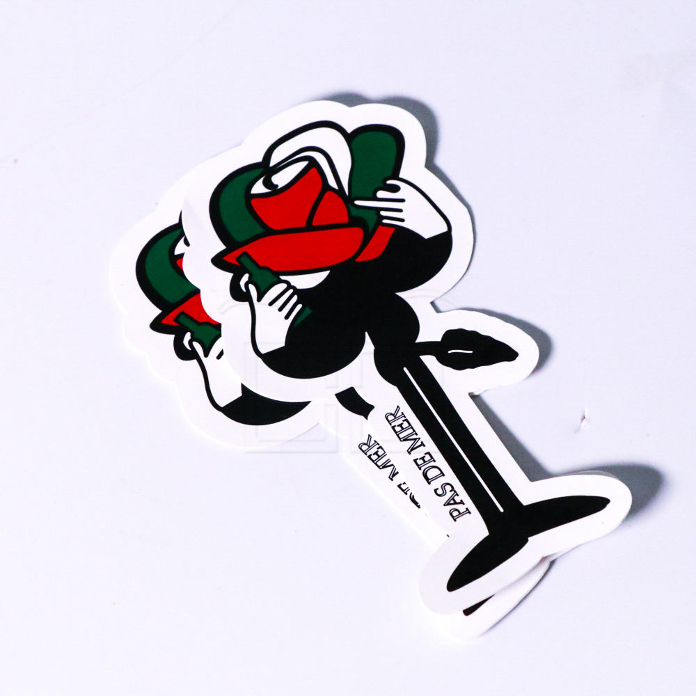 Wholesale Printing Custom Logo UV Resist Matte PVC Die Cut Sticker Waterproof Vinyl Cartoon Stickers For Kids