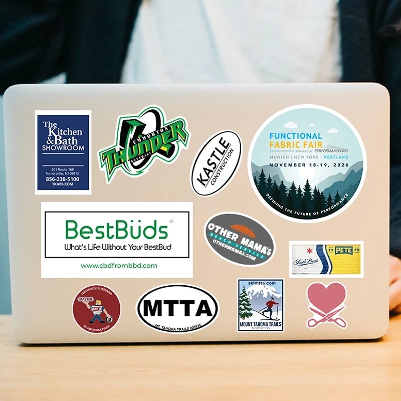 Vinyl Logo Design Stickers Custom Die Cut Self Adhesive Waterporrf Pvc Die Cut Custom Printing Die Cut Vinyl Stickers