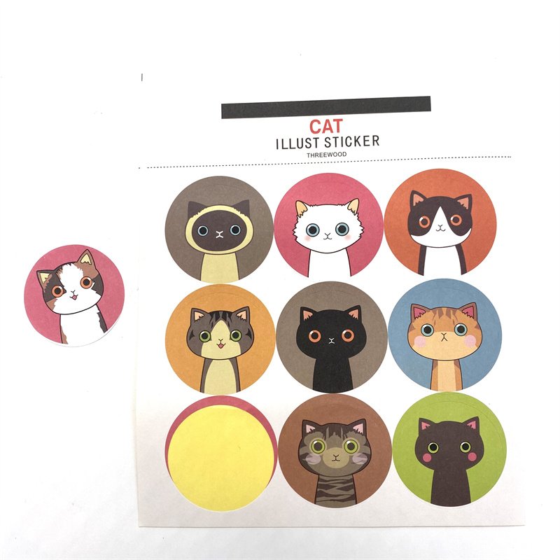 90sheets/pack Custom Pvc Stickers For Kids Glossy Or Matte Kiss Cut Cartoon Stickers Sheet