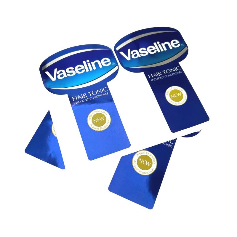 Factory Custom High Quality Sticker Beautiful Sticker Cosmetic Adhesive Gold Foil Sticker
