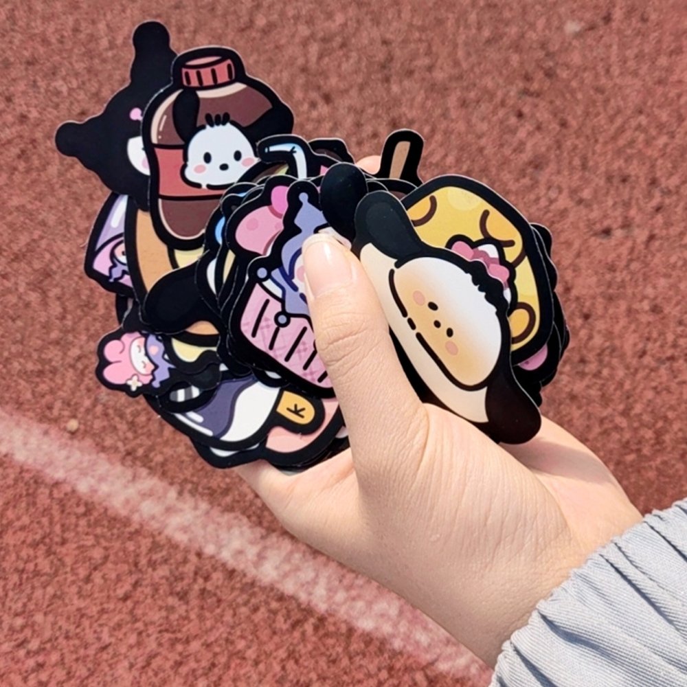 Customer-specific Stickers for Laptop Luggage Notebook Phone Water Bottle Girls Toys Waterproof Cartoon Decals