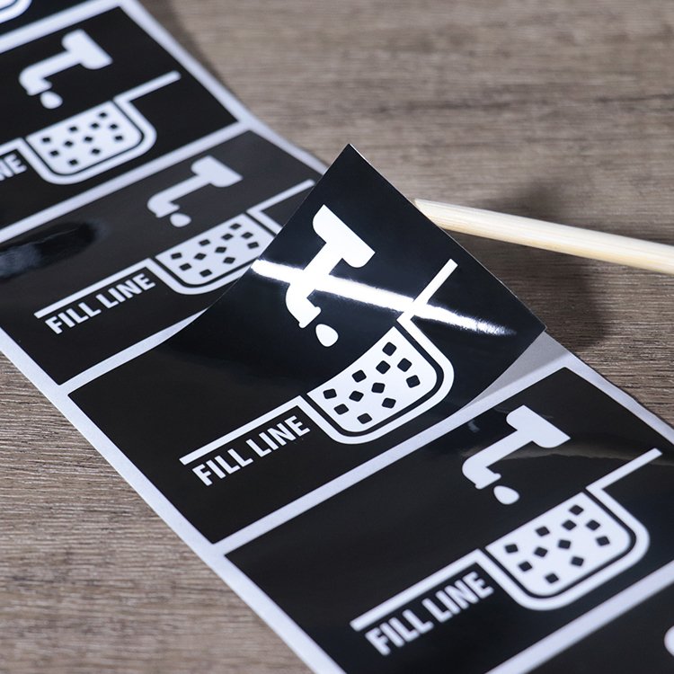Customized Recyclable Logo Labels Adhesive Paper Stickers Vinyl Sticker Printing Sticker Logo Label