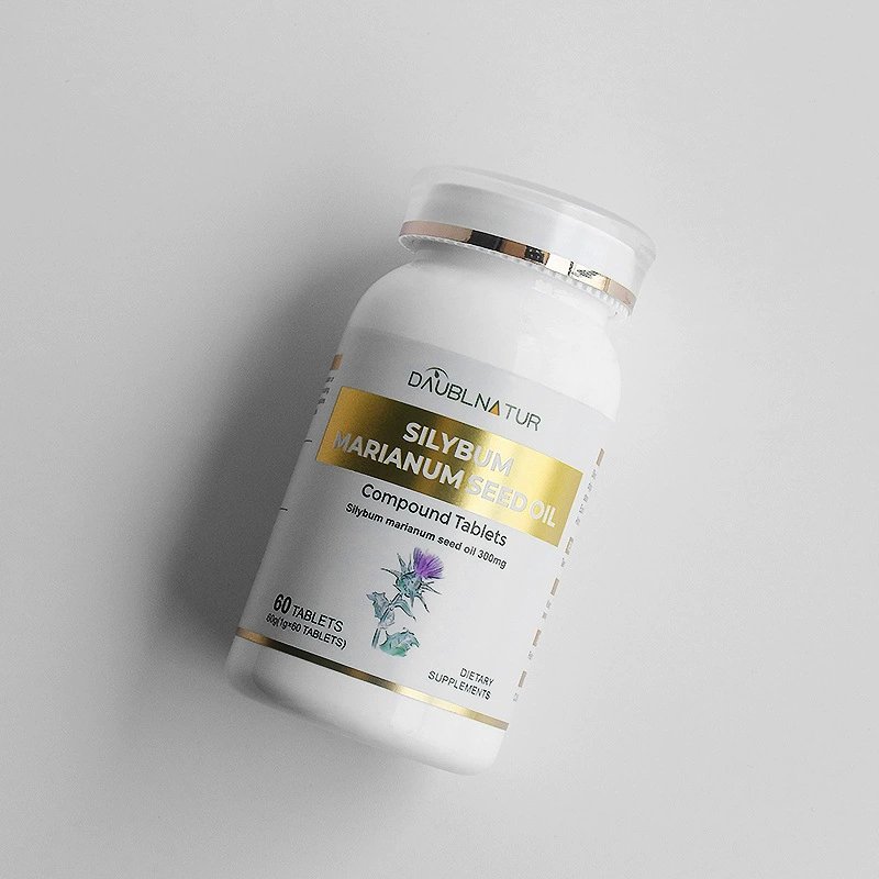 Custom printed metallic silver foil sticker Nutrition supplement label Vitamin label uv label