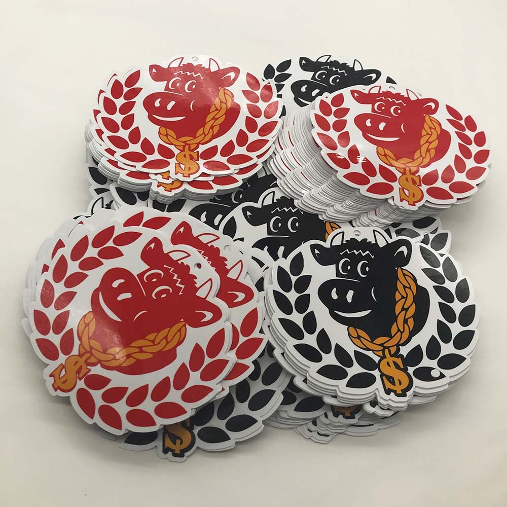 Custom Die Cut Vinyl Stickers Printing Adhesive Waterproof PVC Label Logo Cartoon Stickers