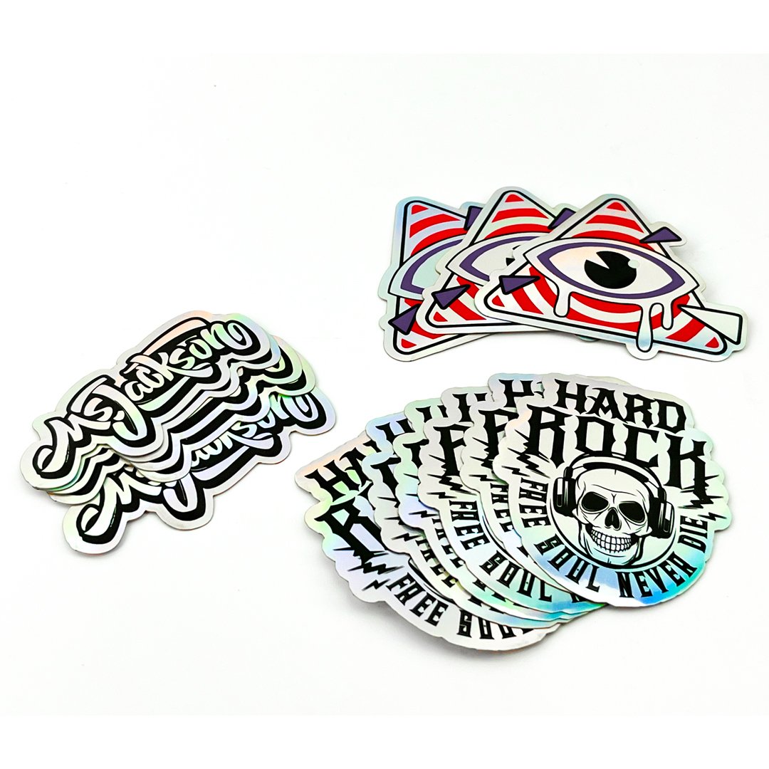 Custom Company Design Logo Self Adhesive Label Cartoon Vinyl sticker Printing Waterproof Die Cut Stickers