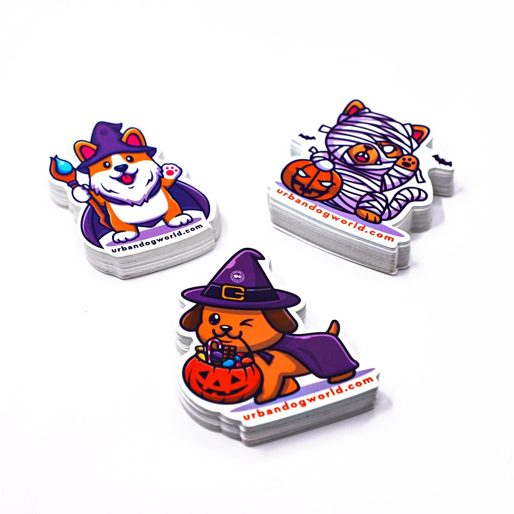 Outdoor Anime Vinyl Sticker Custom Printed Diecut Stickers Waterproof Clear Die Cut Sticker