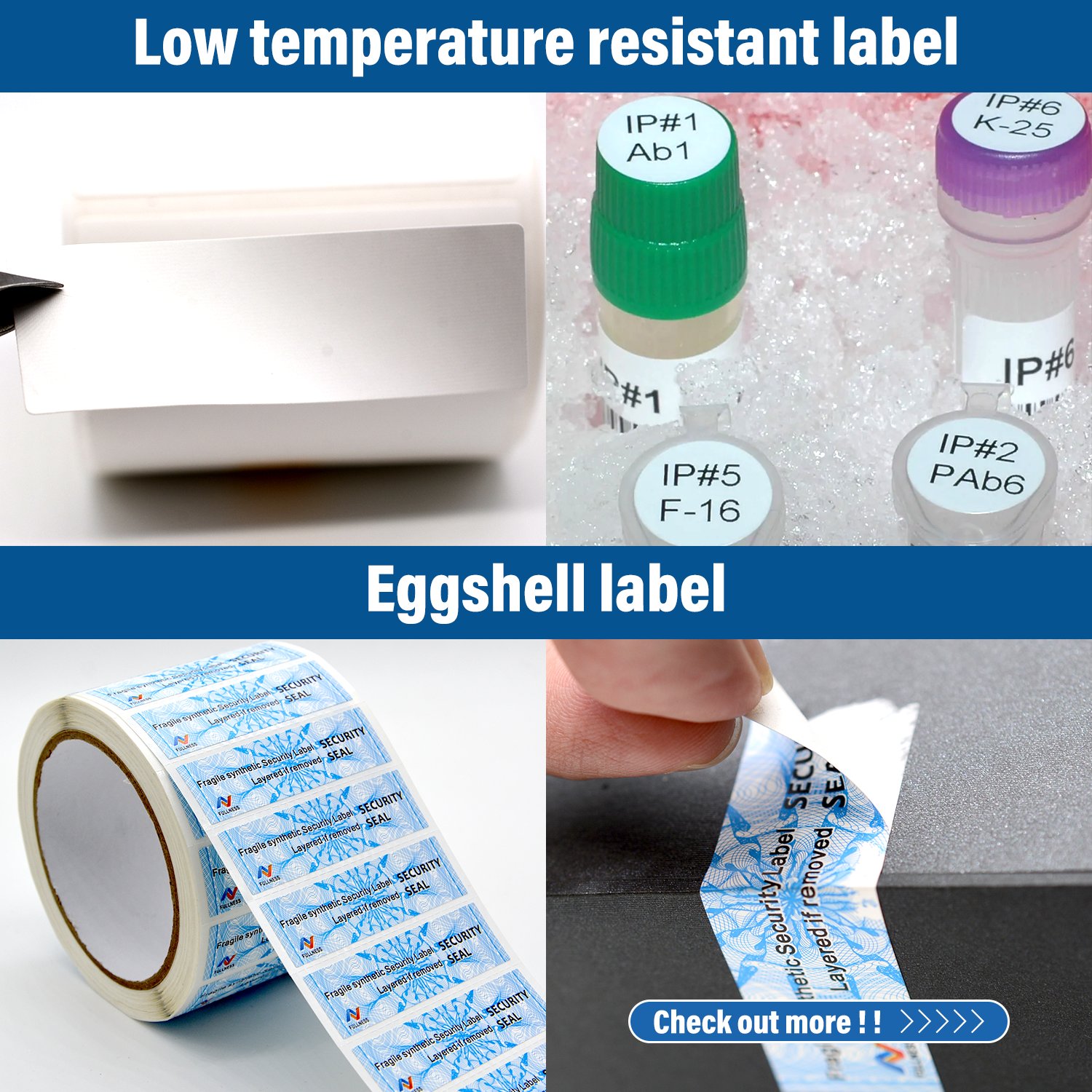Custom printed waterproof vinyl waterproof stickers die-cut Pvc label stickers