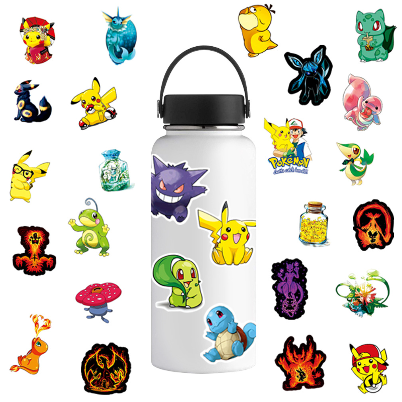 Custom Waterproof Cartoon Stickers Laptop PVC Vinyl kawaii Cute Anime Sticker