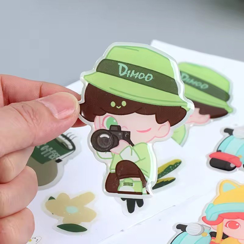 Custom Epoxy 3D Logo Sticker Resin Dome Plate Sticker