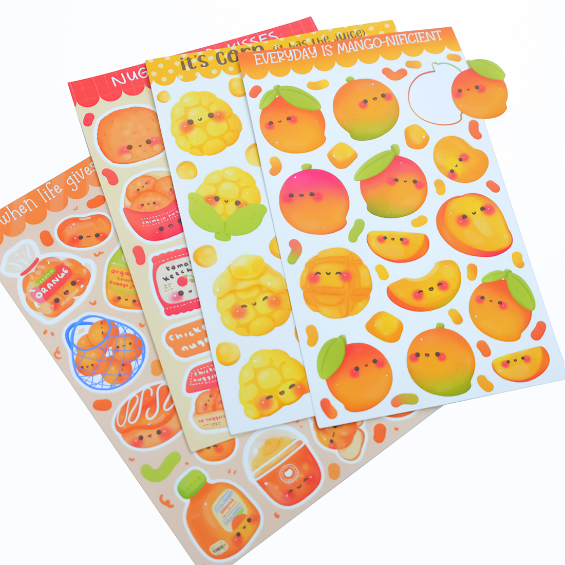 Custom Label Cartoon Waterproof Kiss Cut Sticker Logo Self-adhesive Holographic Effect Kiss Cut Sticker