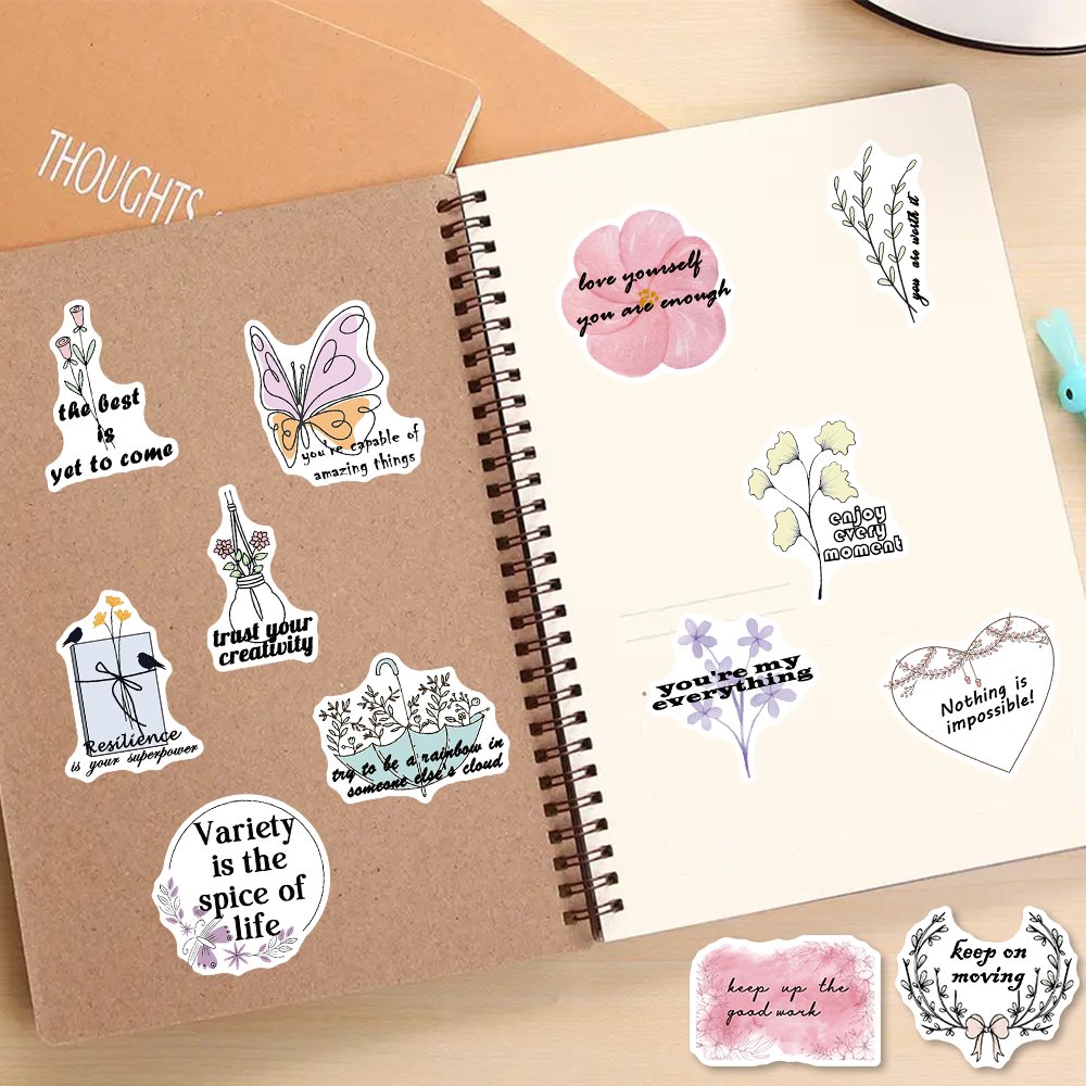 50pcs Bible Verse Graffiti Waterproof Pvc Stickers Christian Sticker Diy Phone Laptop Scrapbooking Gifts Decals Toys Wholesale