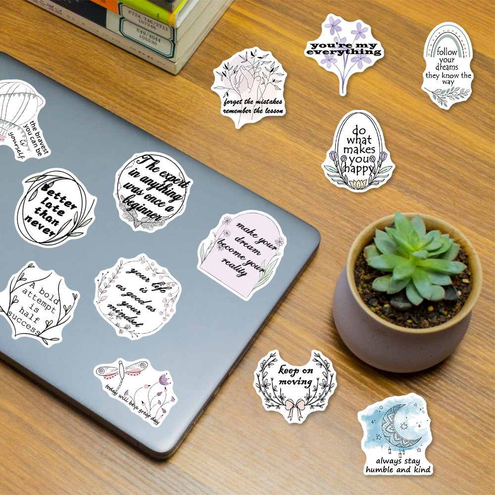 50pcs Bible Verse Graffiti Waterproof Pvc Stickers Christian Sticker Diy Phone Laptop Scrapbooking Gifts Decals Toys Wholesale