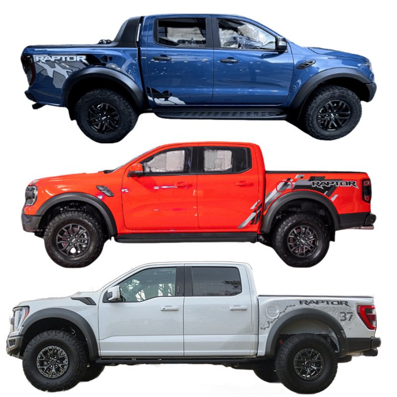 Self Adhesive Car Decals Auto Door Pickup Vinyl Sticker For Ford F-150 Body Stickers