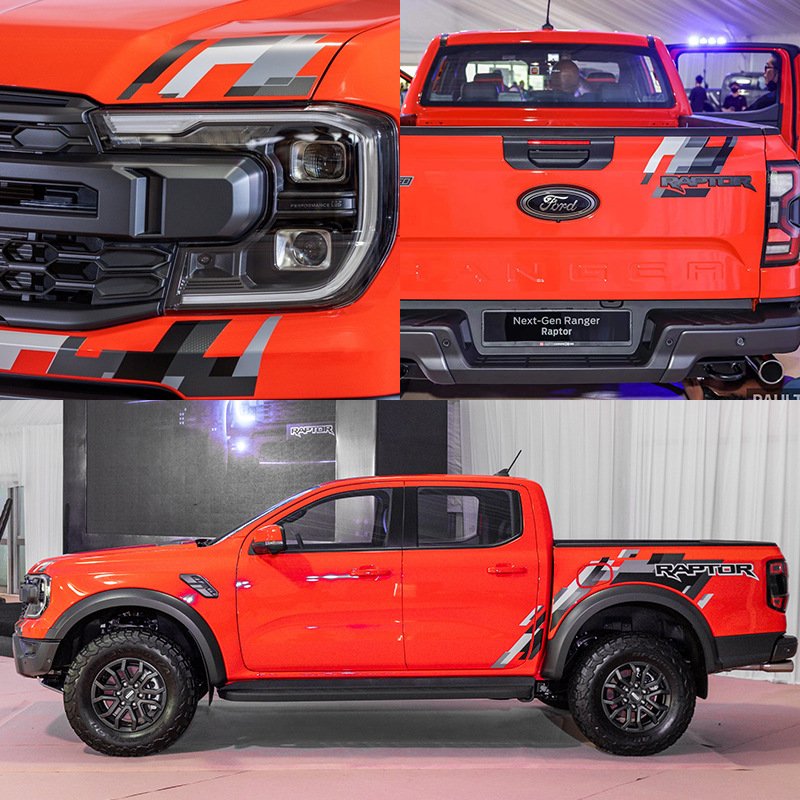 Self Adhesive Car Decals Auto Door Pickup Vinyl Sticker For Ford F-150 Body Stickers
