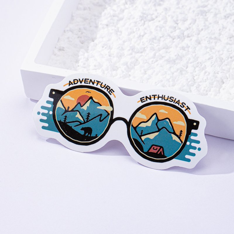 Custom Manufacturer Decoration Car Resistant Printing Logo Label Die Cut Stickers Cute Cartoon Adhesive Pvc Label Sticker