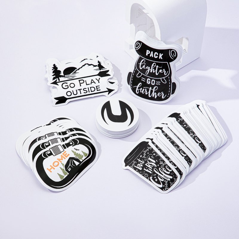 Custom Manufacturer Decoration Car Resistant Printing Logo Label Die Cut Stickers Cute Cartoon Adhesive Pvc Label Sticker