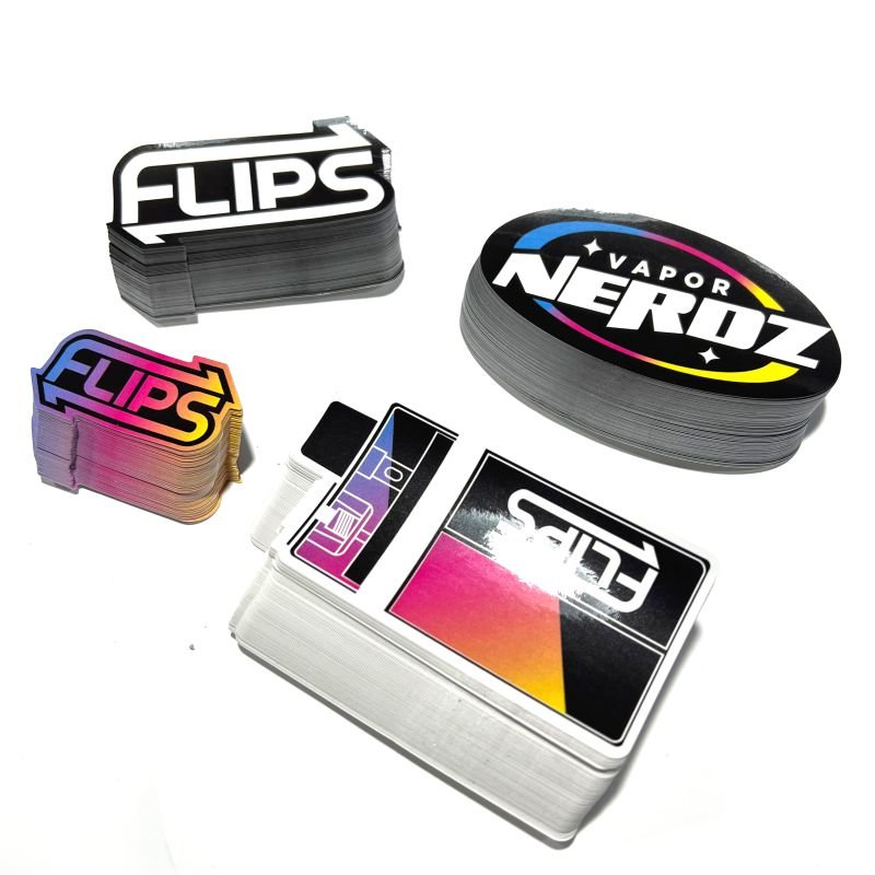 Wholesale Die Cut vinyl Waterproof Sticker Making Adhesive Durable Sticker For Seal Paper Bag