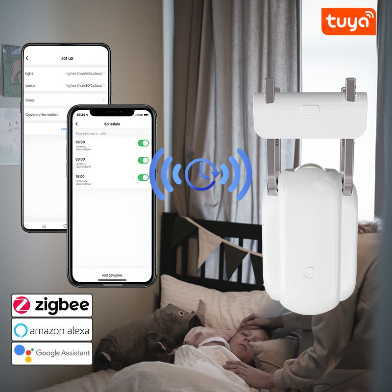 Reliable Cheap Curtain Robot Smart Home Portable Curtain Robot 365-day Battery Wifi Tuya Smart Life Curtain Driver Robot