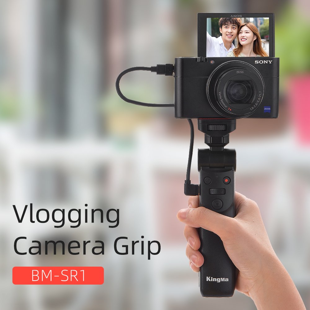 Kingma Lightweight BM-SR1 Vlooging Kit Tripod Stand for Youtube Power Grip Vlogging accessories for Sony
