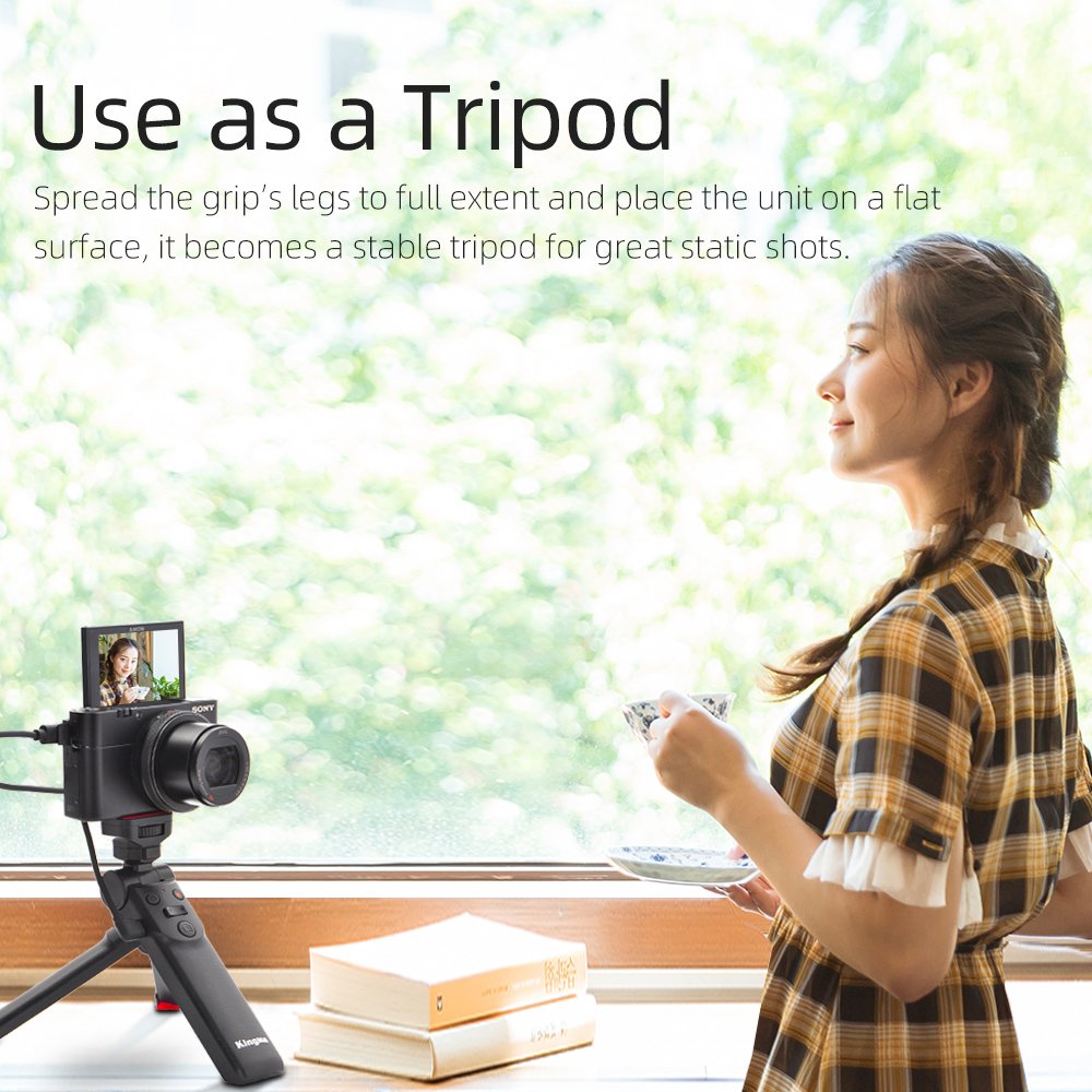 Kingma Lightweight BM-SR1 Vlooging Kit Tripod Stand for Youtube Power Grip Vlogging accessories for Sony