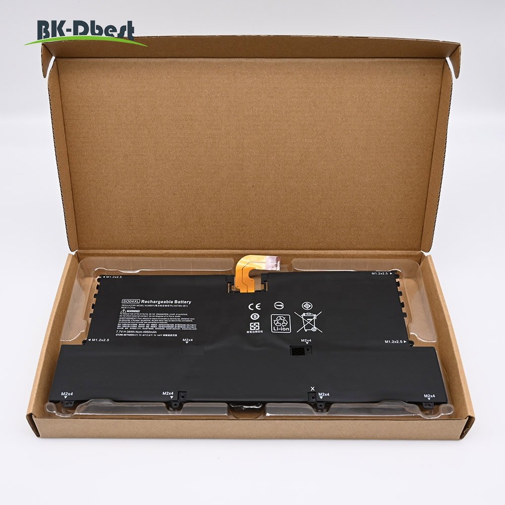 BK-Dbest 7.7v 4950mah Accessories Part SO04XL Laptop Battery For HP Spectre 13-V020tu HSTNN-IB7J SO04XL Rechargeable Batteries