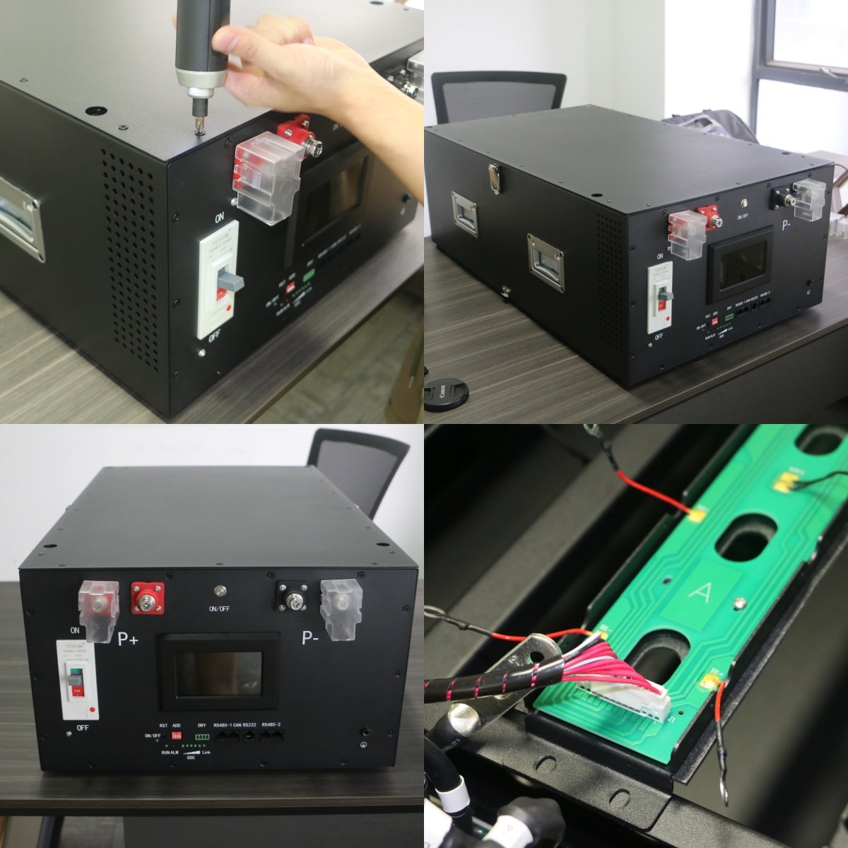 YIXIANG V2 BOX EU Stock 280Ah Lifepo4 Battery Pack Box With Fire Extinguishing Aerosol Lifepo4 Battery Accessories