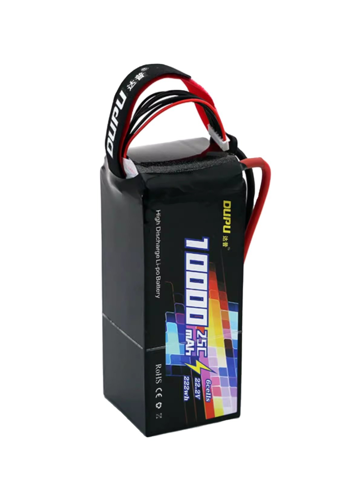 Drone Accessories TYI 10000 mAh FPV Drone Battery 22.2V 50C 6S1P 22.2V 177.6Wh Lipo Battery, FP,V rc Drone accessories