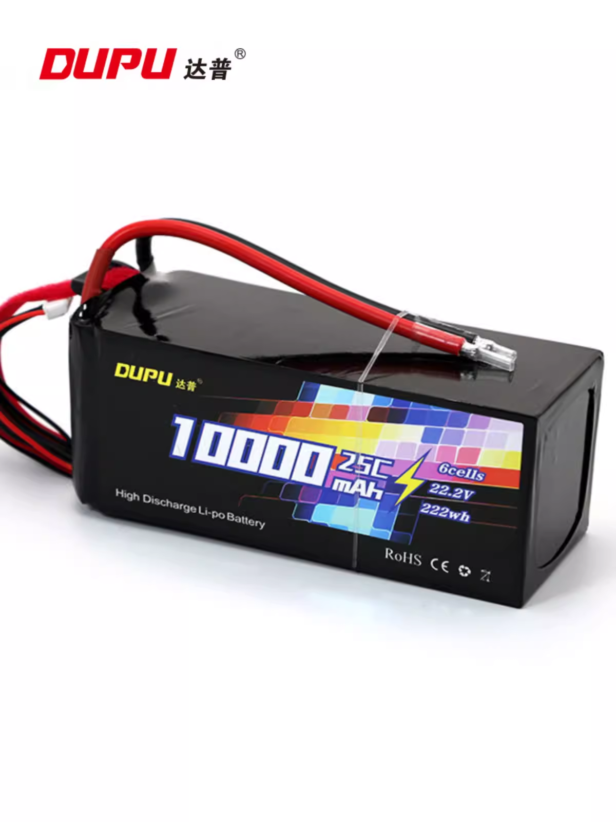 Drone Accessories TYI 10000 mAh FPV Drone Battery 22.2V 50C 6S1P 22.2V 177.6Wh Lipo Battery, FP,V rc Drone accessories