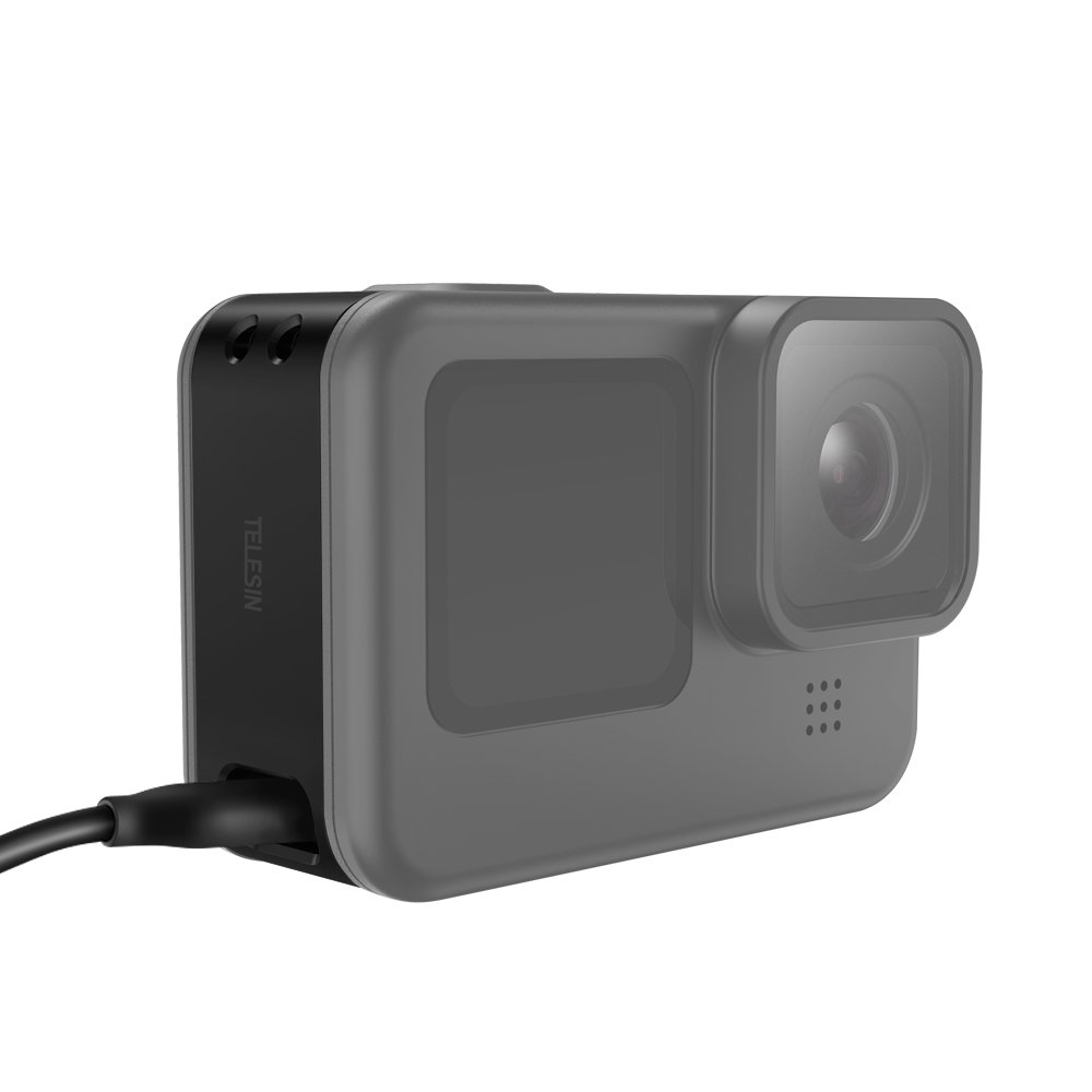 Telesin Replaceable Battery Cover Detachable Battery Lid for Go Pro Hero-9-10-11 camera