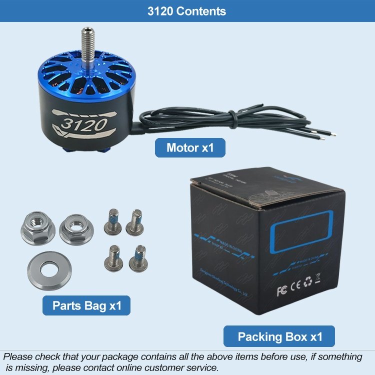 High-Speed FPV Racing Drone 3120 Brushless Motor Violent Flight Battery Power Carbon LiPo Material Accessory Racing Car Frame
