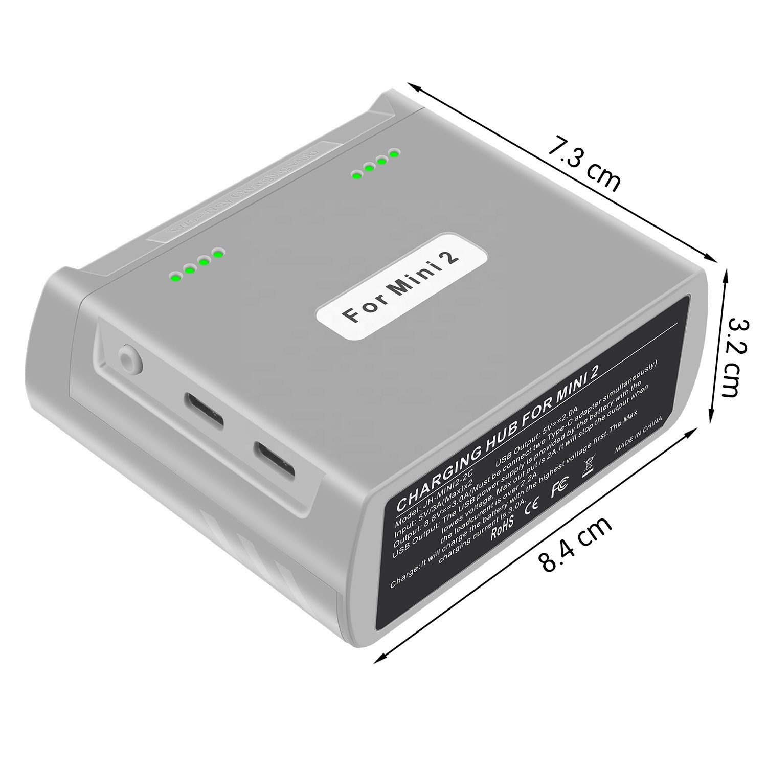2-Way Battery Charger Hub For dji Mini 4K/Mini SE /Mini 2SE/ Mini2 Battery Bidirectional Charging Manager Power Bank Accessories