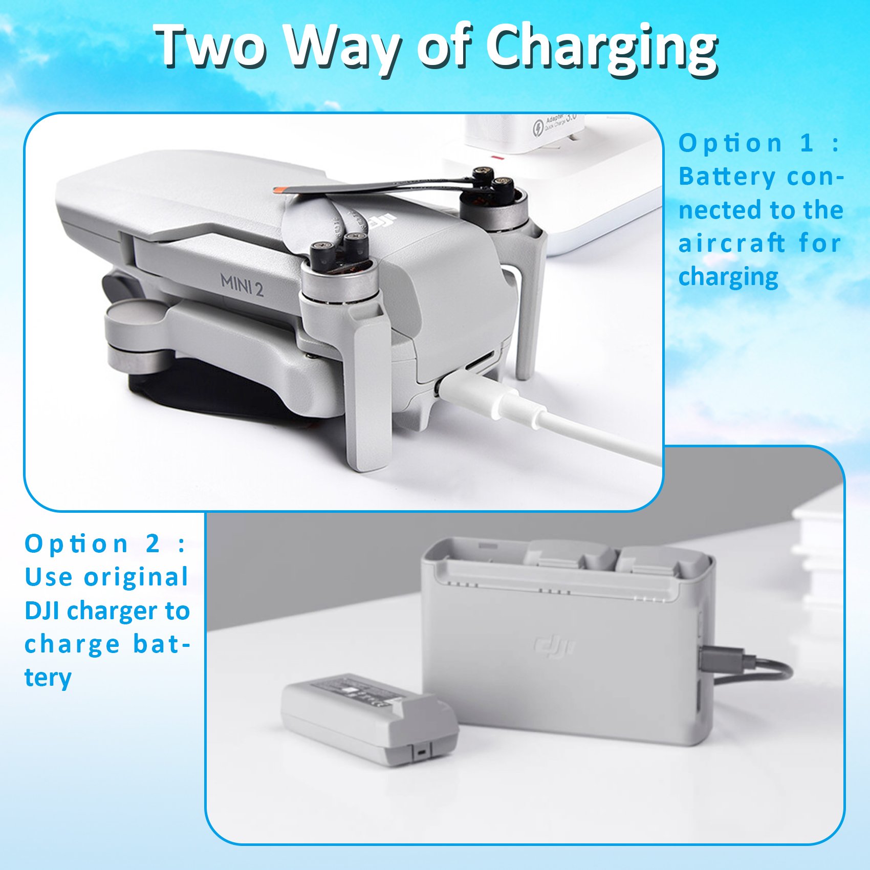2-Way Battery Charger Hub For dji Mini 4K/Mini SE /Mini 2SE/ Mini2 Battery Bidirectional Charging Manager Power Bank Accessories