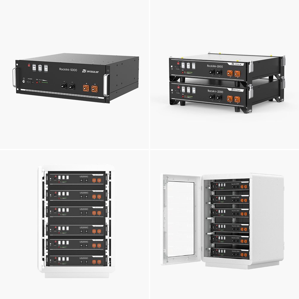 Rack Mount Batteries Solaires Au Lithium 48V 200Ah 48V 2.4Kwh 3.5Kwh 4.8Kwh Energy Storage Lithium Solar Battery Pack