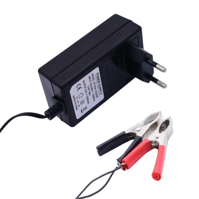 Level 6 Wall Mount Lead Acid Li Ion Universal 4.2v 5v 6v 7.2v 8.4v 9v 12v 14v 14.5v 1a 1000ma Battery Charger 12V 1A