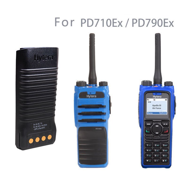 Li-ion Walkie talkie battery For Hytera PD710EX PD790EX interphone accessories BL1807-EX thickened lithium battery 1800mAh
