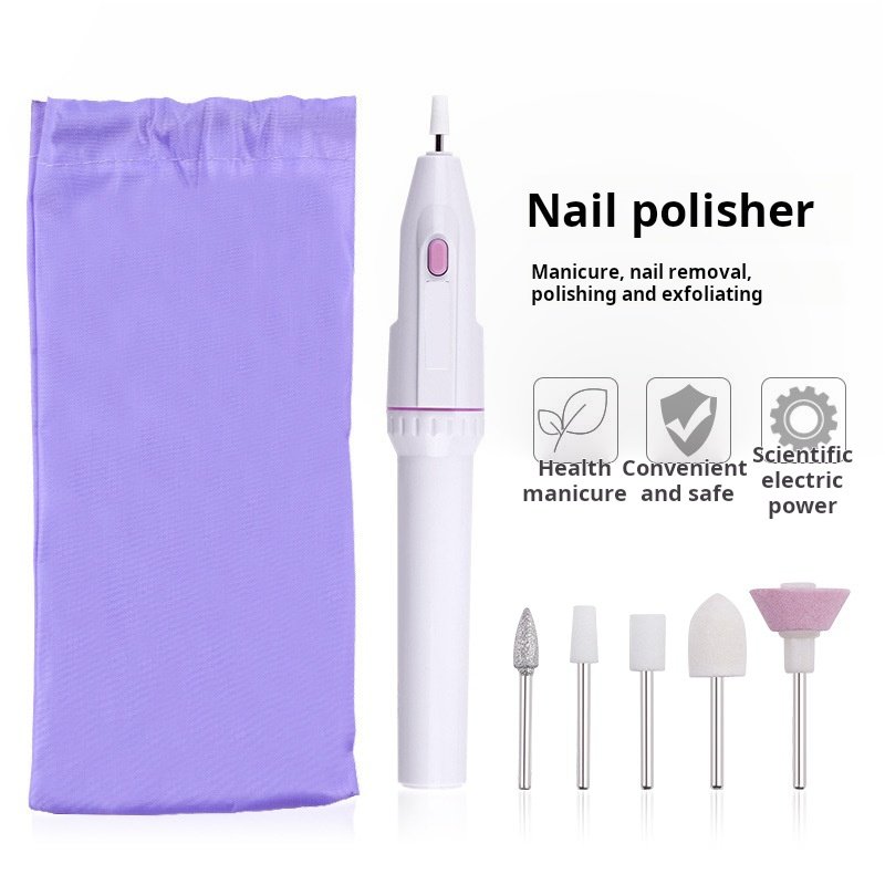 Factory Direct Mini Electric Nail Grinder 5 Nail Test Grinding Head Machine Nail Polisher Distribution