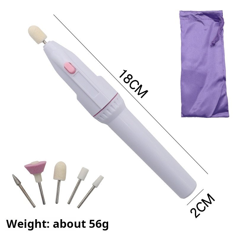 Factory Direct Mini Electric Nail Grinder 5 Nail Test Grinding Head Machine Nail Polisher Distribution