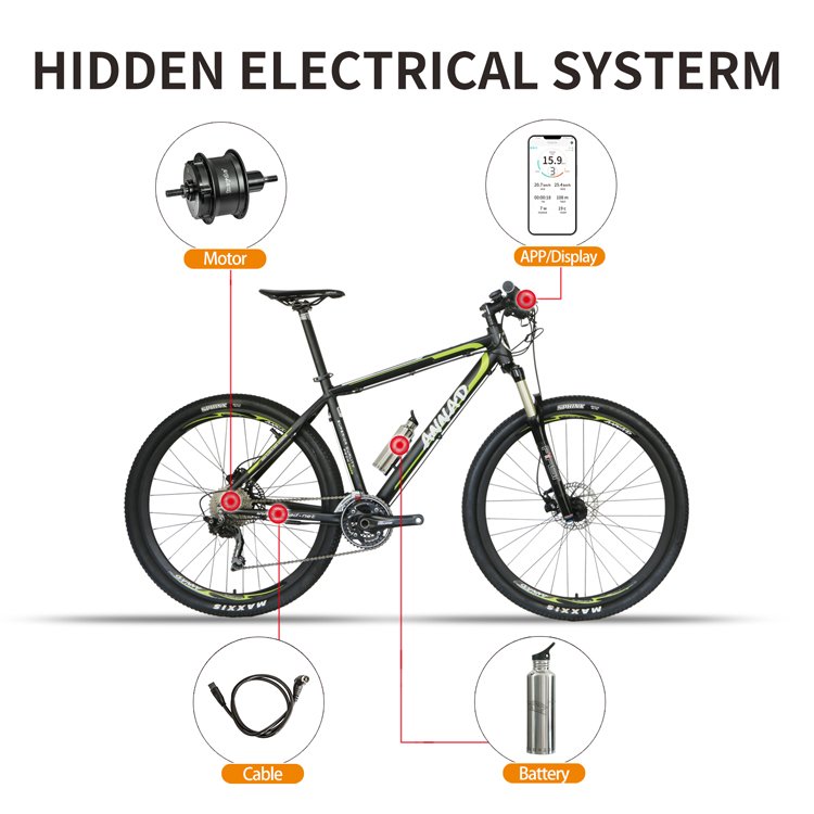 Ebike Accessories 250W 500W 24V 33V 36V Hub Motor Kit Ebike Rear Drive Motor Bicycle motor Hub Conversion Kit