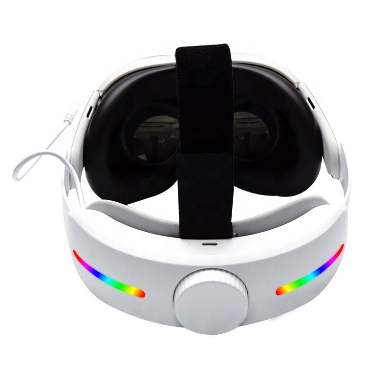 4000mAH Battery Charging Headset VR RGB Accessories Elite Headstrap For Meta Oculus Quest 3 Head Strap