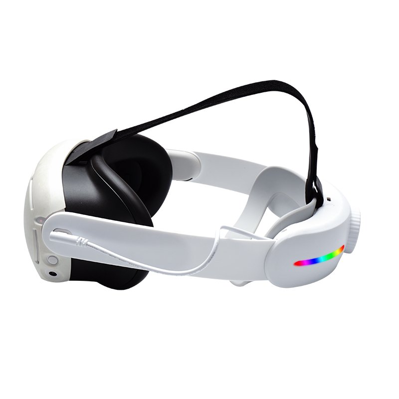 4000mAH Battery Charging Headset VR RGB Accessories Elite Headstrap For Meta Oculus Quest 3 Head Strap