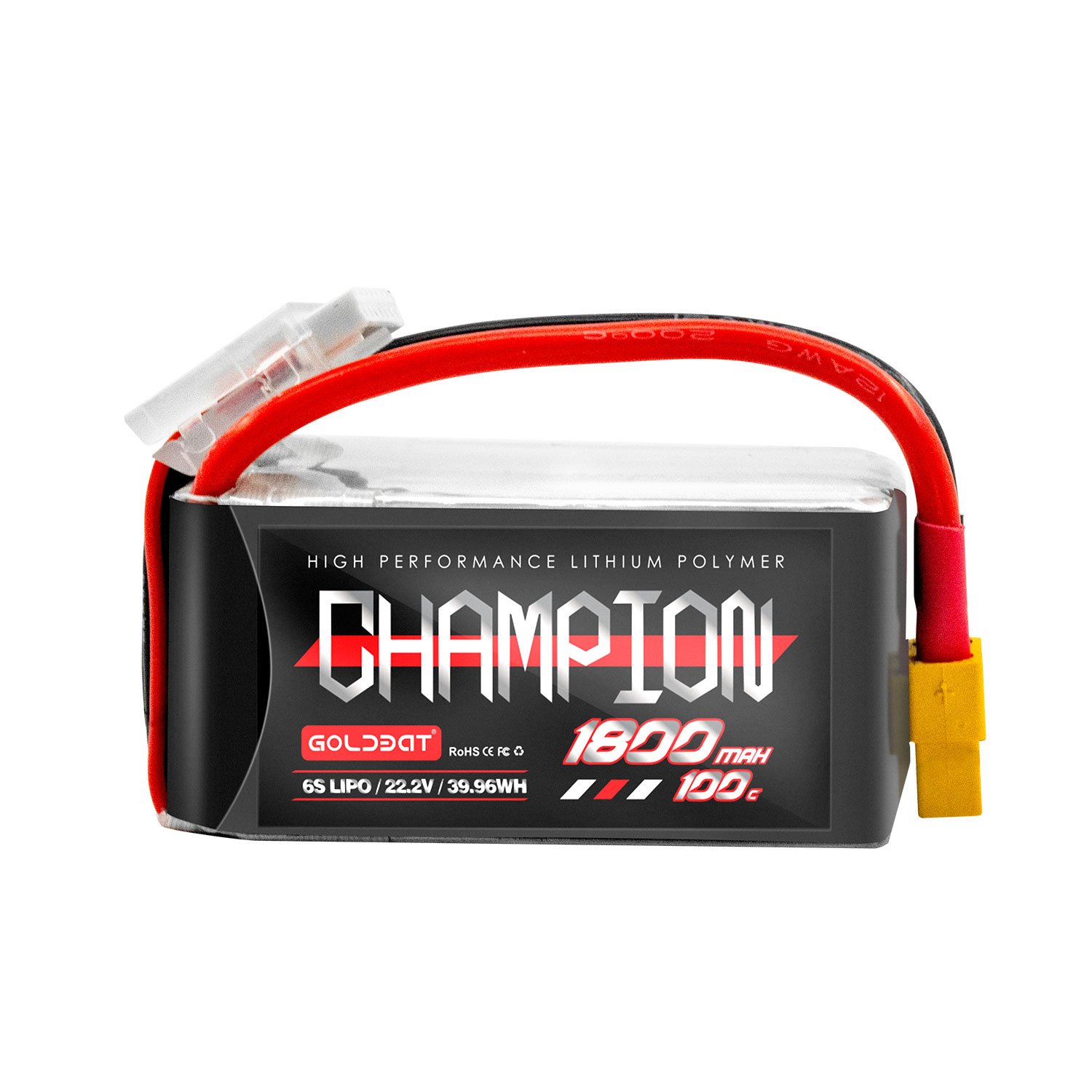High C-rate 120C 1800mAh 2S 6S 12S 14S RC Car LiPo Battery T/JST/XT30/XT60 Plug